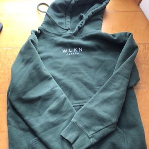 WLKN forest green hoodie